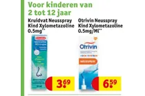 kruidvat neusspray kind xylometazoline 0 5mg