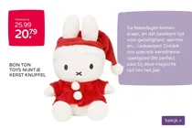 nijntje kerst knuffel