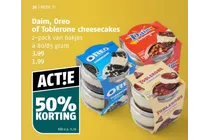 daim oreo of toblerone cheesecakes