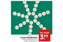 6 uurs theelichten