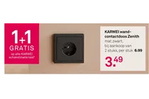 karwei wandcontactdoos zenith