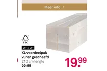 vuren geschaafd hout