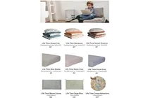 eenpersoons hoeslaken stone grey