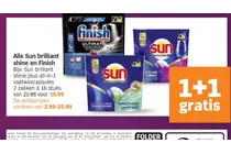 sun brilliant shine plus all in 1 vaatwascapsules