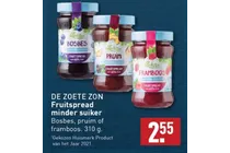 fruitspread minder suiker