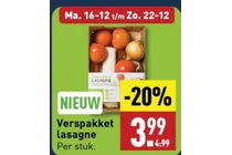 verspakket lasagne