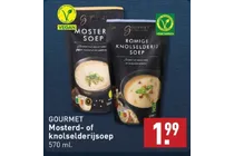 mosterd of knolselderijsoep