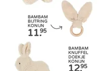bambam knuffel doekje konijn