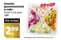groente gourmetschotel 4 vaks