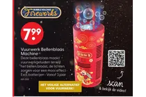 vuurwerk bellenblaas machine