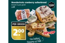 noordertrots cranberry suikerbrood