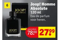 joop homme absolute eau de parfum