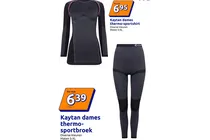 dames thermo sportshirt