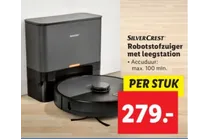 robotstofzuiger met leegstation