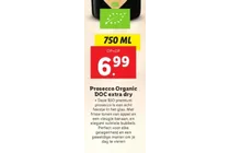 prosecco organic doc extra dry