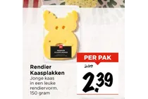 rendier kaasplakken