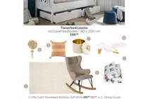 vloerkleed rainbow soft white