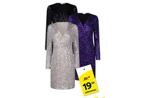sequin jurk