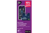 etos heren scheerapparaat en opzetmesjes