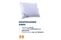 hoofdkussen anna