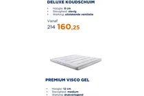 deluxe koudschuim matras