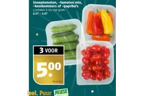 snoeptomaten tomaten mix komkommers of paprika s