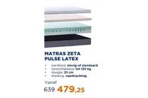 matras zeta pulse latex