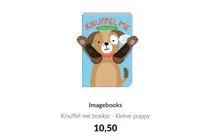 knuffel me boekje kleine puppy