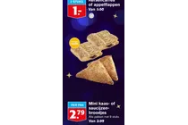 mini kaas of saucijzenbroodjes