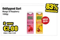 oddlygood gurt mango of raspberry