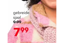 gebreide sjaal
