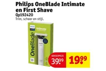 oneblade intimate