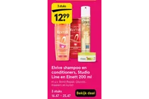 elvive shampoo en conditioners studio line en elnett