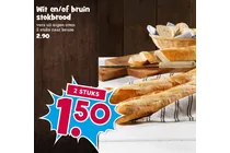 wit en of bruin stokbrood