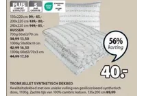 tronfjellets synthetisch dekbed