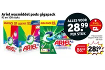 ariel wasmiddel pods gigapack