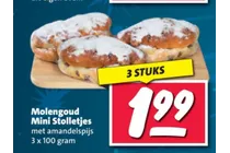 mini stolletjes met amandelspijs