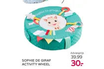 sophie de giraf activity wheel