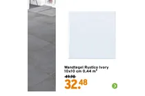 wandtegel rustico ivory
