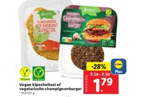 vegetarische champignonburger