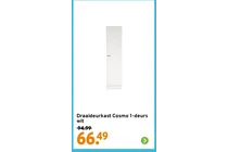 draaideurkast cosmo 1 deurs