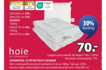 downfeel synthetisch dekbed