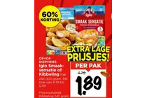 iglo smaak sensatie of kibbeling