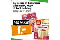 griesmeel klop of kookpudding
