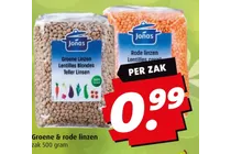 groene linzen