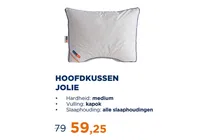 hoofdkussen jolie