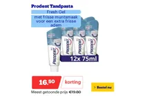 prodent tandpasta fresh gel