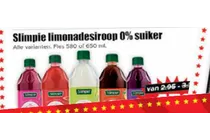 limonadesiroop 0 suiker