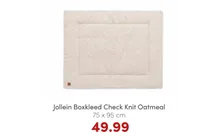boxkleed check knit oatmeal