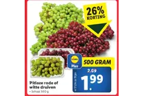 pitloze rode of witte druiven